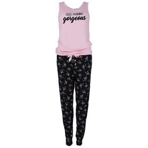 Grumpy & Gorgeous Women's Plus Size Good Morning Gorgeous Jogger Pajama Set
